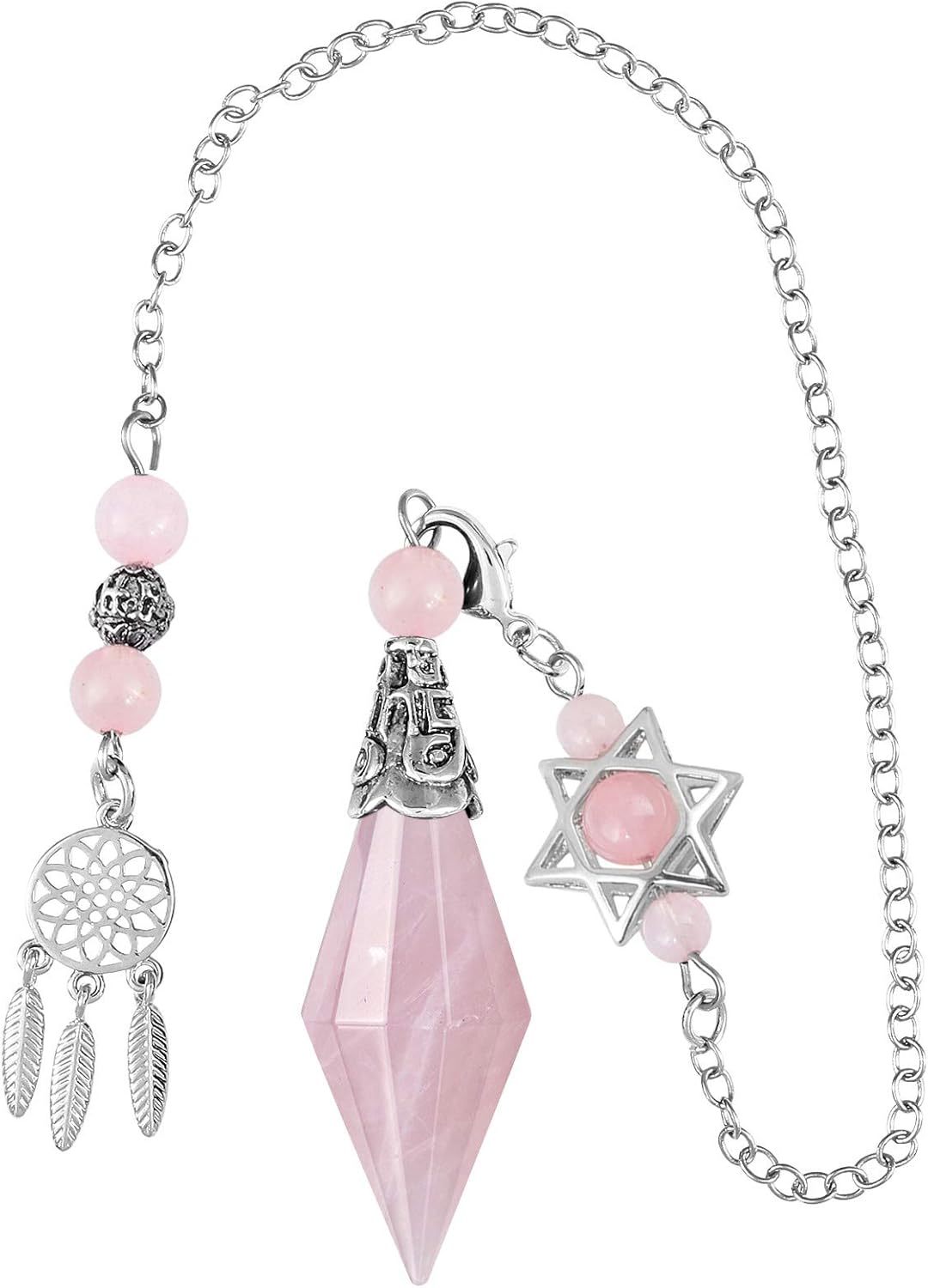 Pendel aus Rosenquarz