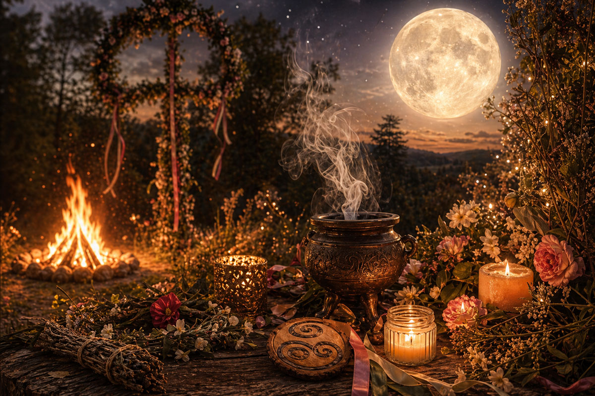 Beltane, Walpurgisnacht & Vollmond – Wenn alles gleichzeitig aufblüht