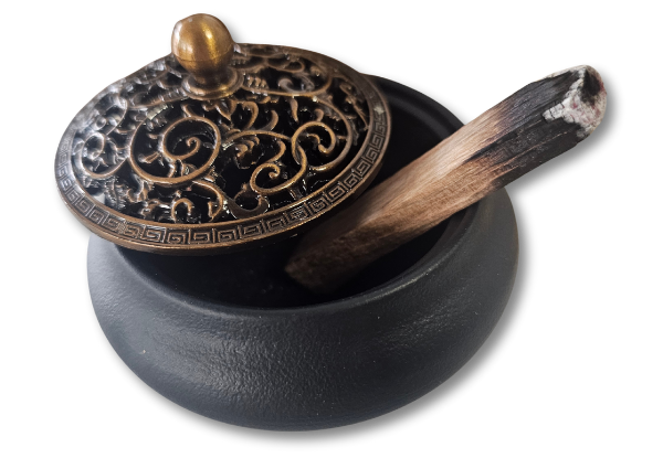 Räucherschale mit Palo Santo
