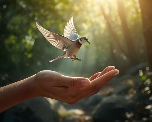 Loslassen von Vergangenem